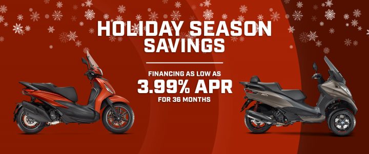 Holiday Season Savings – Piaggio