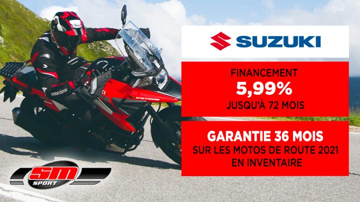 Suzuki Financement 5,99% jusqu’à 72 mois