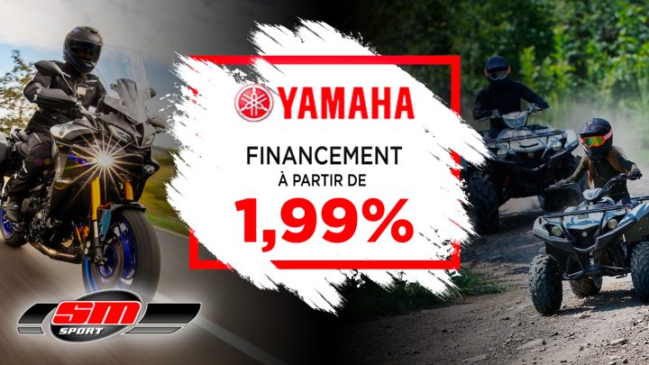 Yamaha Financement à partir de 1,99%