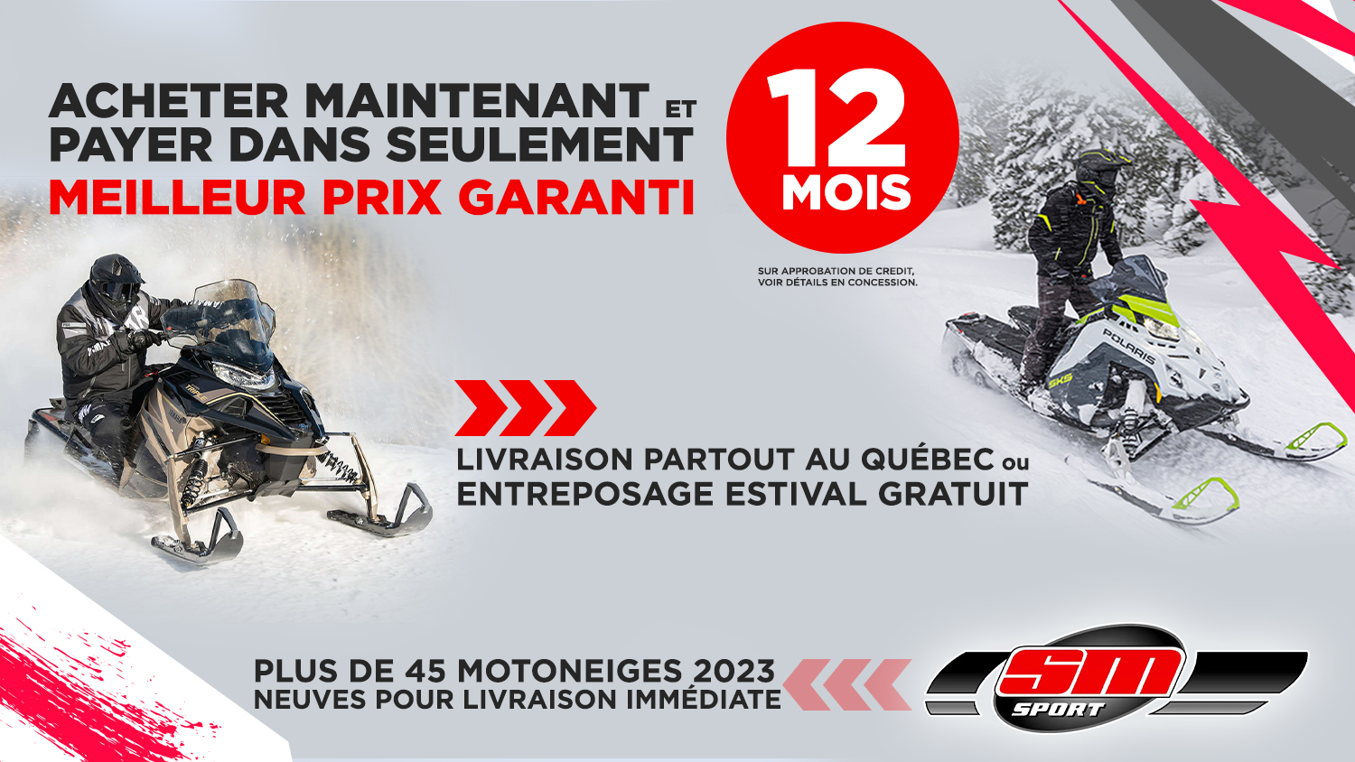 Acheter maintenant et payer dans seulement 12 mois