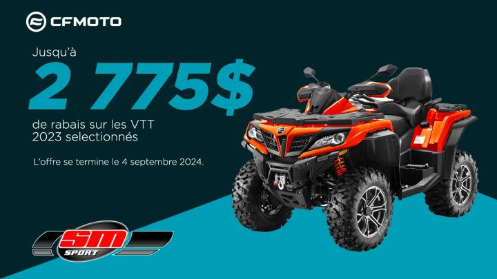 Promotions CFMOTO | VTT