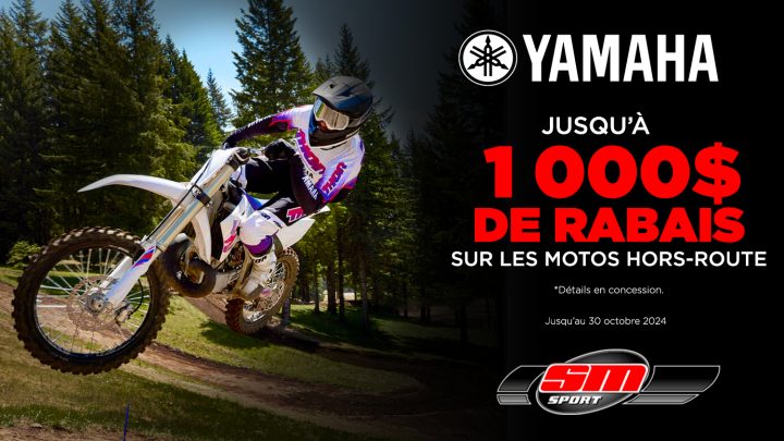 Promotions Yamaha | Motos Hors Route