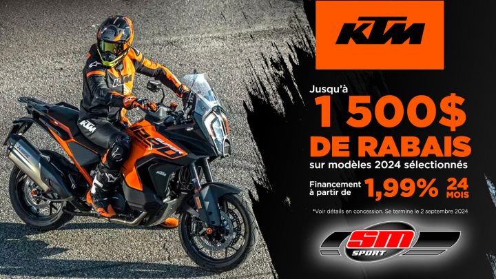 Promotions KTM – Motos de route