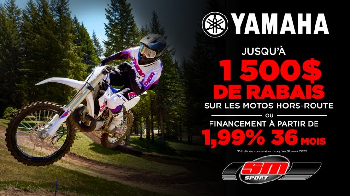 Promotions Yamaha | Motos Hors Route