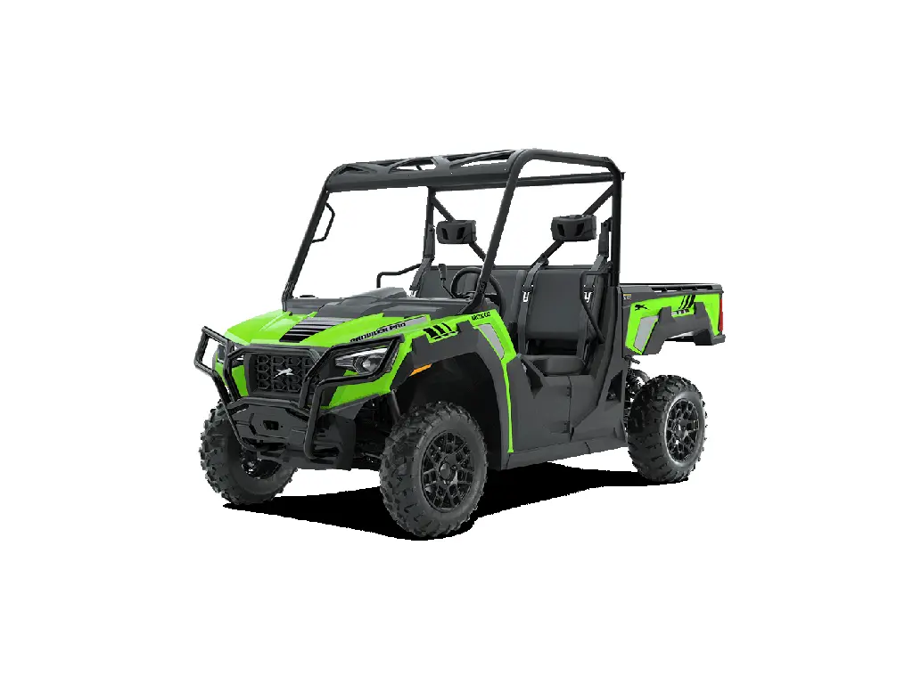 3/4 front view of the ARCTIC CAT PROWLER PRO EPS side-by-side.