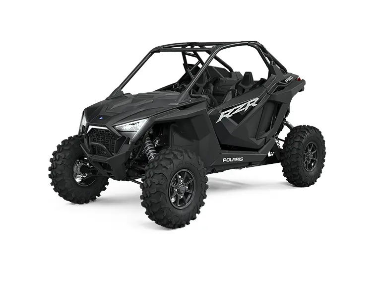 Front 3/4 view of the RZR PRO XP side-by-side.