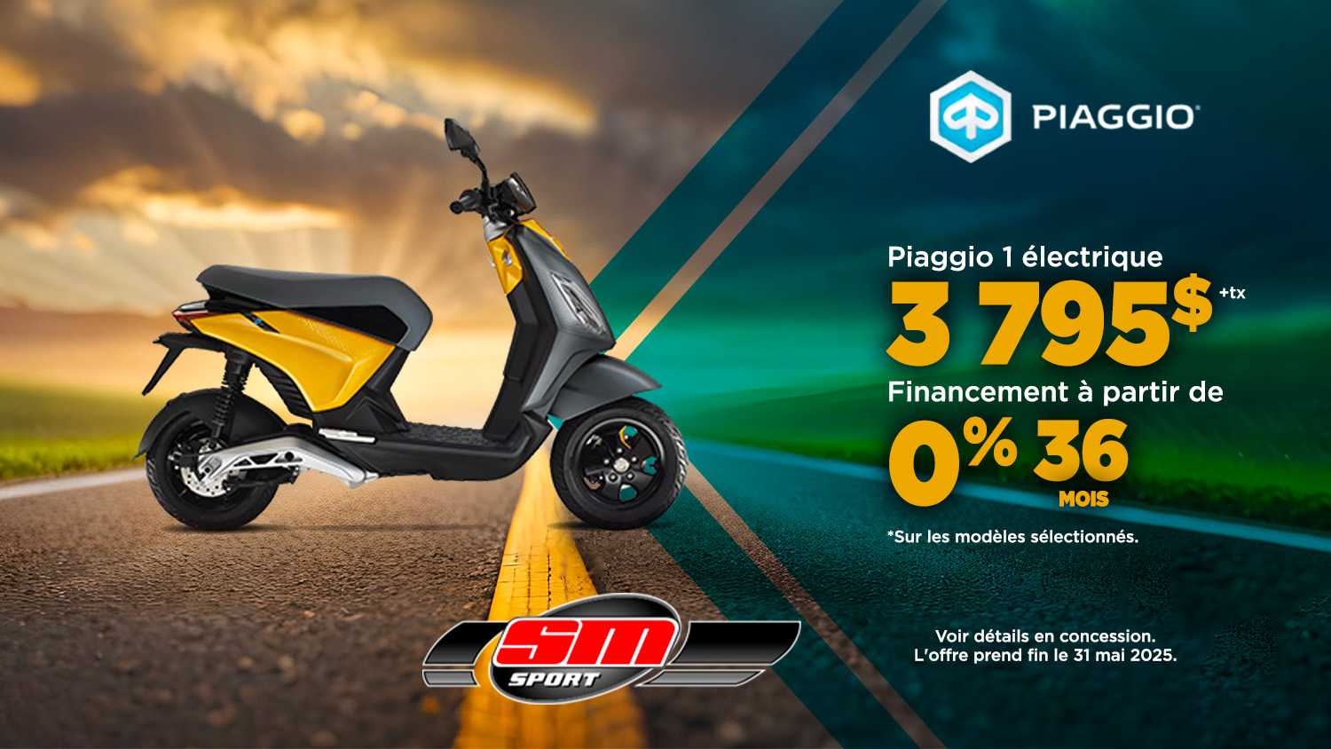 Promotions Piaggio 1 Électrique | Scooters