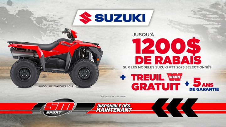 Promotions Suzuki | VTT