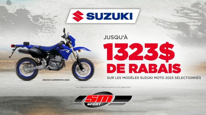 Promotions Suzuki | Motos Hors Route
