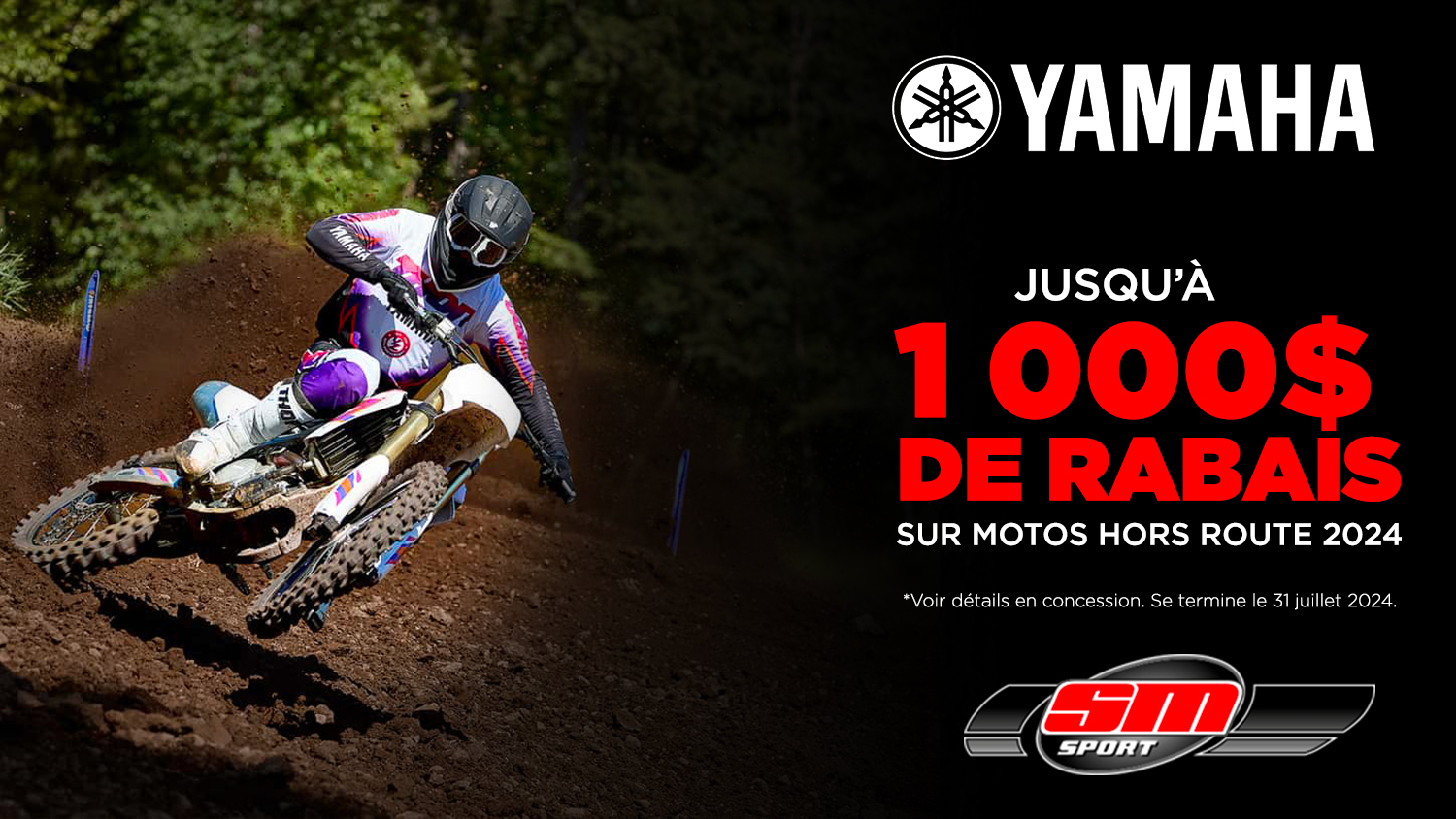 Promotions Yamaha | Motos Hors Route