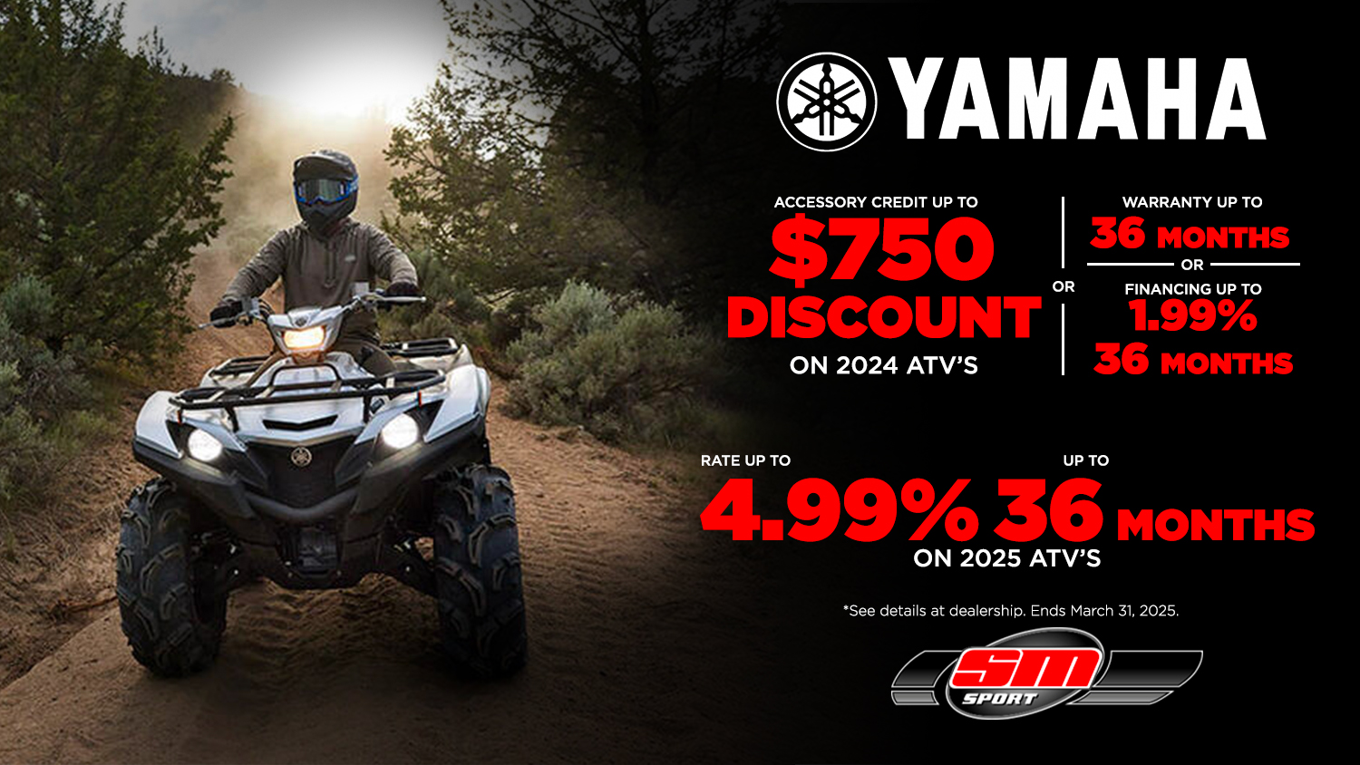 Yamaha Promotions | ATV’s