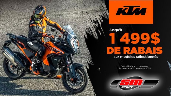 Promotions KTM – Motos de route