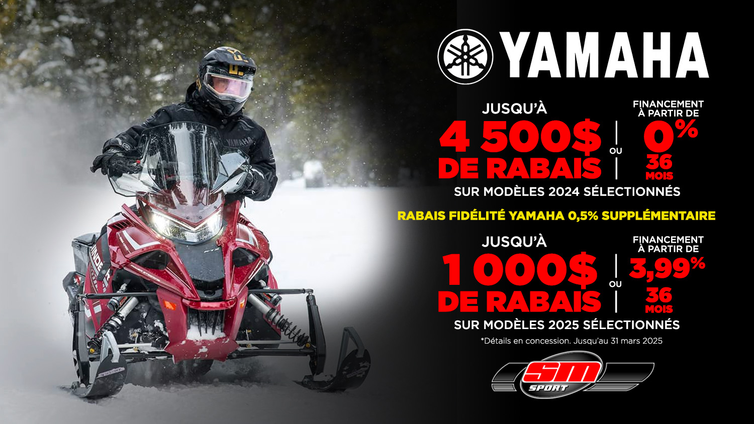 Promotions Yamaha | Motoneiges