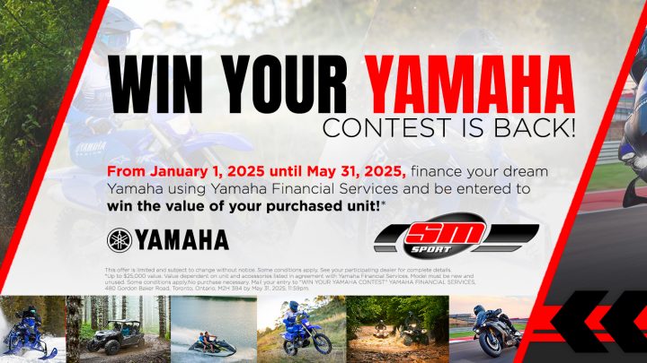 Win your Yamaha is back!