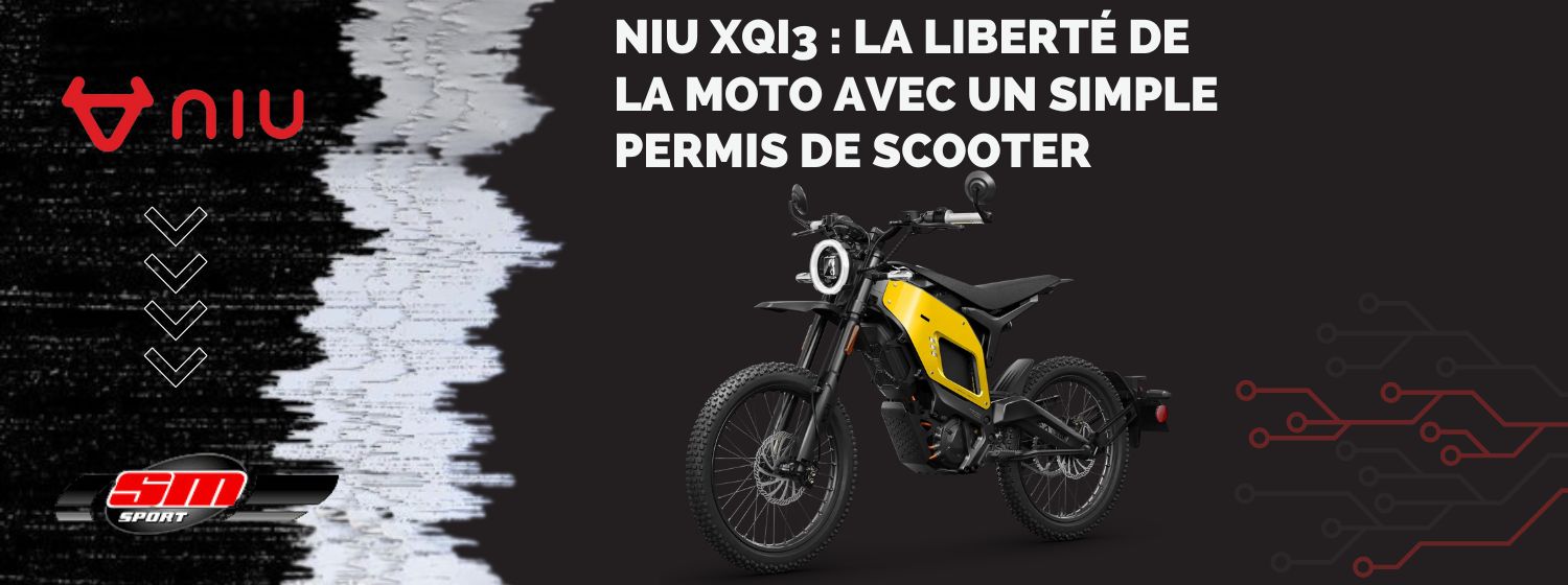 NIU XQi3 : La Moto Électrique Accessible avec un Permis de Scooter